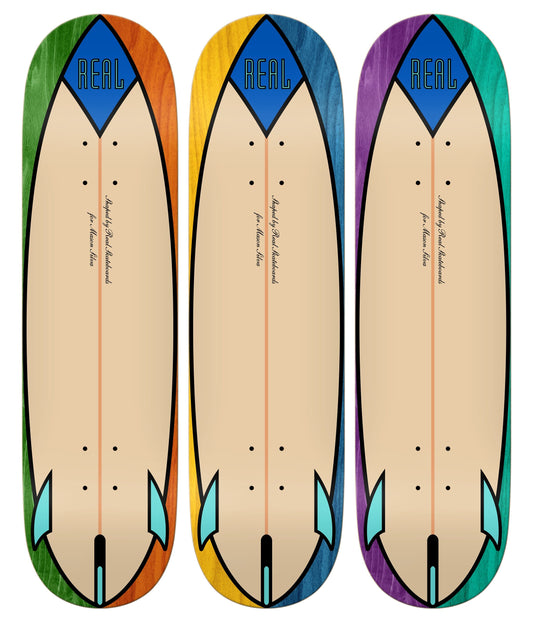 Real Mason Speed Egg - 8.28"  Assorted Stain Skateboard Deck