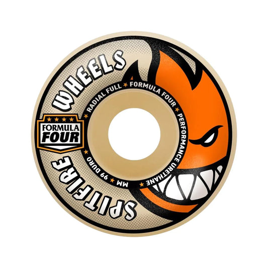 Spitfire F4 99 Radial Full 56 Natural 56mm Skateboard Wheels