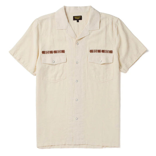 Seager Whippersnapper White Wash S/s Button Up Shirt