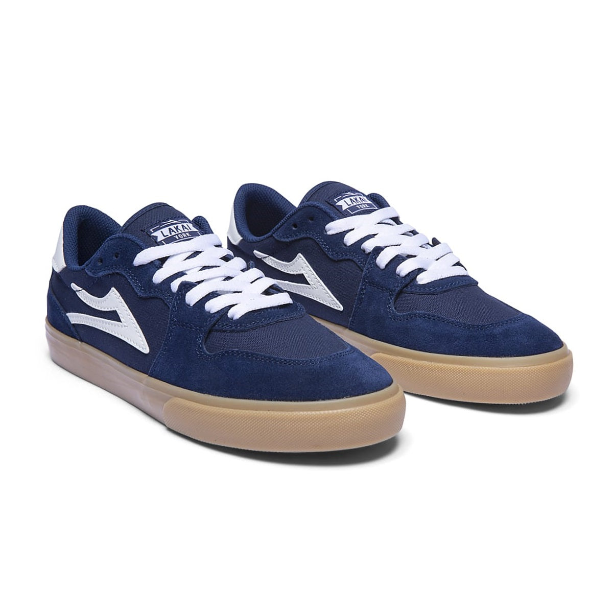 Lakai Shoes York - Navy/Gum Suede - Bow Shock Marketplace