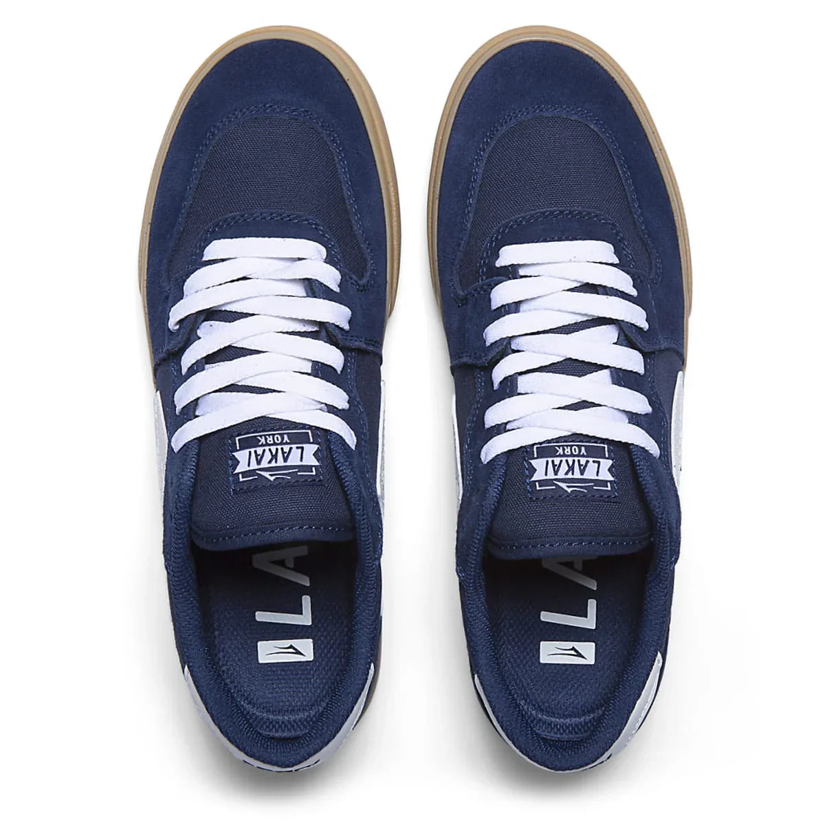 Lakai Shoes York - Navy/Gum Suede - Bow Shock Marketplace