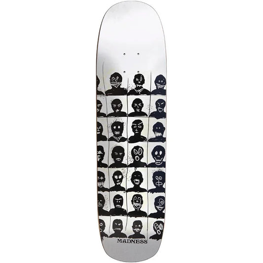 Madness Personalities Super Sap Resin 7 White 8.375" Skateboard Deck