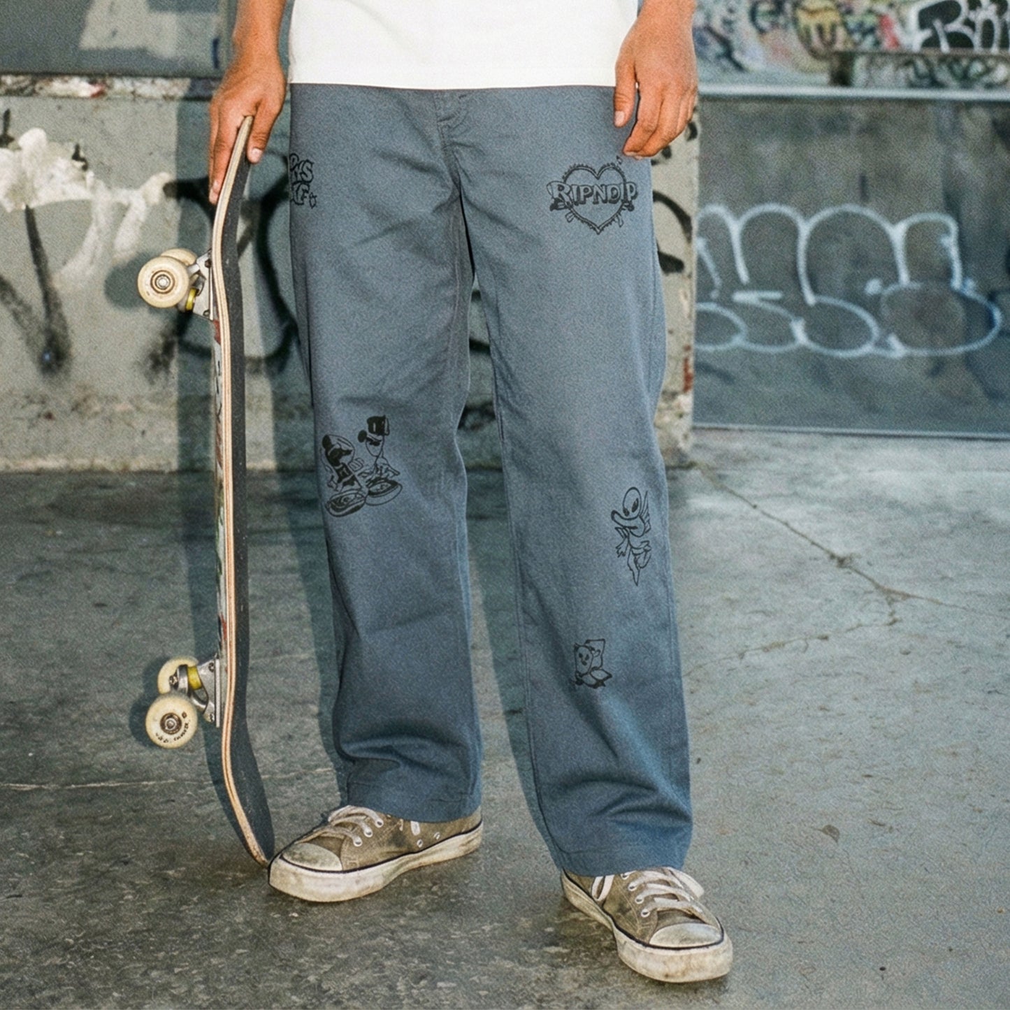 Westside Wide Fit Pants (Slate)