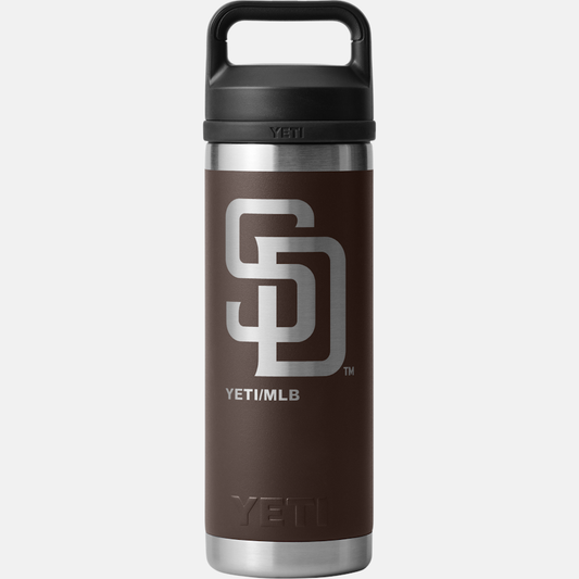 Yeti San Diego Padres MLB Brown Rambler 18oz Chug Bottle