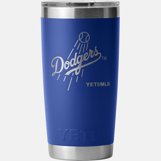 Yeti Los Angeles Dodgers MLB Blue Rambler 20oz Tumbler