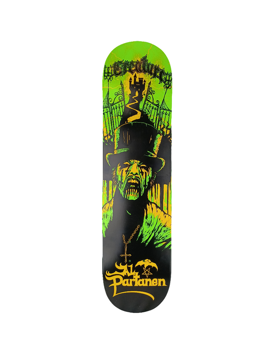 Creature Al Partanen Top Hat Man Castle Green Black Size 7.9 Vintage NOS Deck