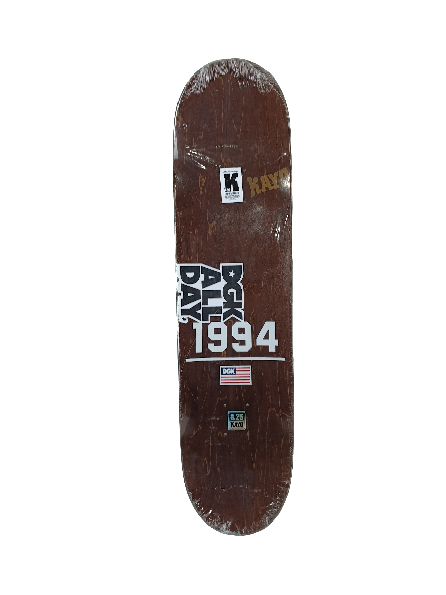 DGK Dane Vaughn 94 Signature Blue Red White Size 8.25 Vintage NOS Deck