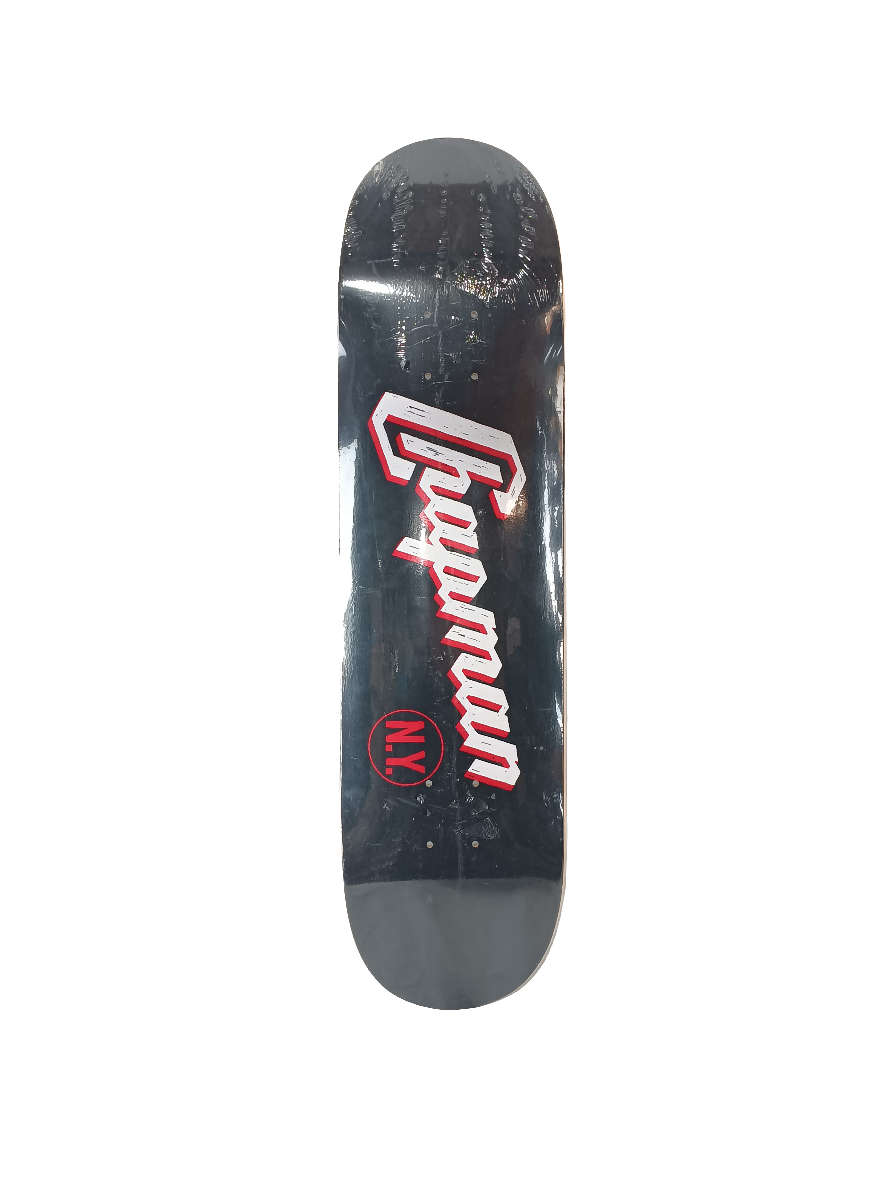 Chapman N.Y. Black White Red Size 8.1 Vintage NOS Deck