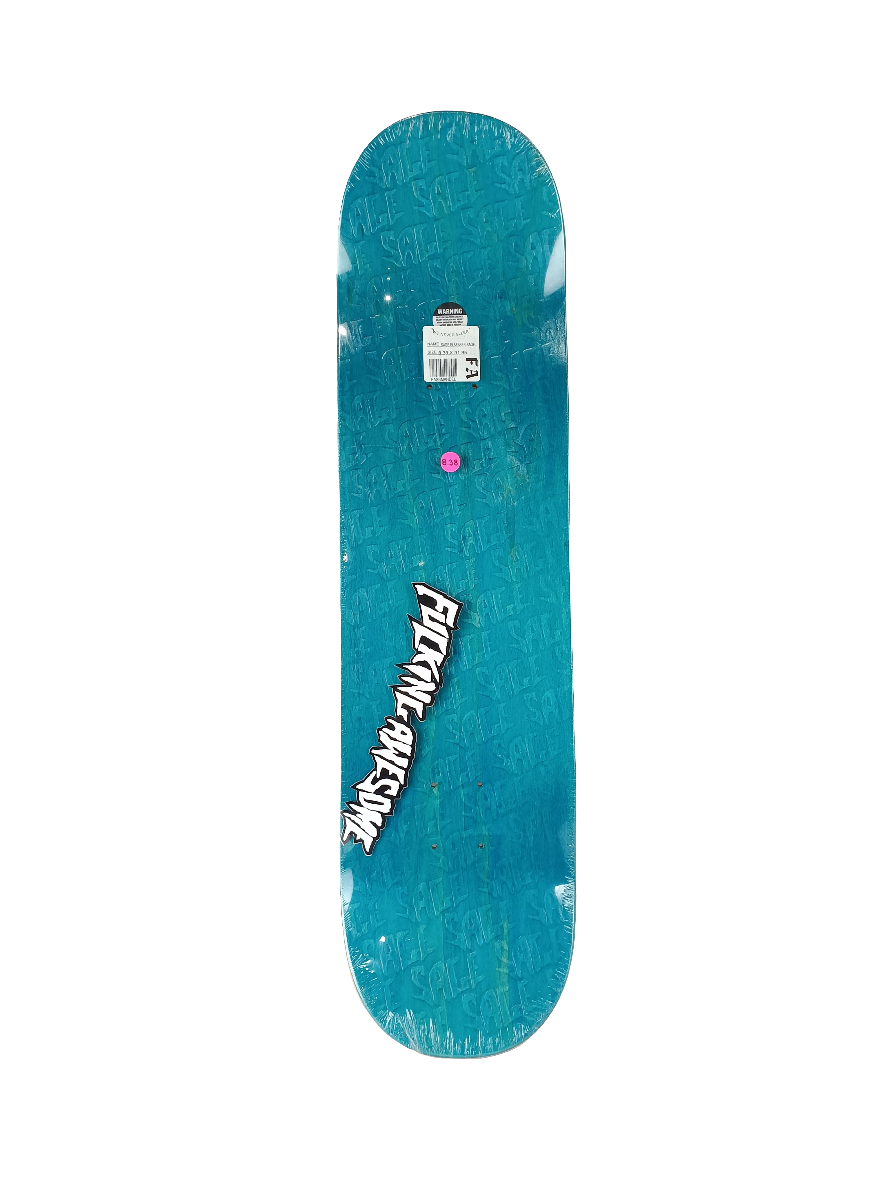 Fucking Awesome Sage Elsesser Nelson Mandela Green Yellow Red Size 8.38 Vintage NOS Deck