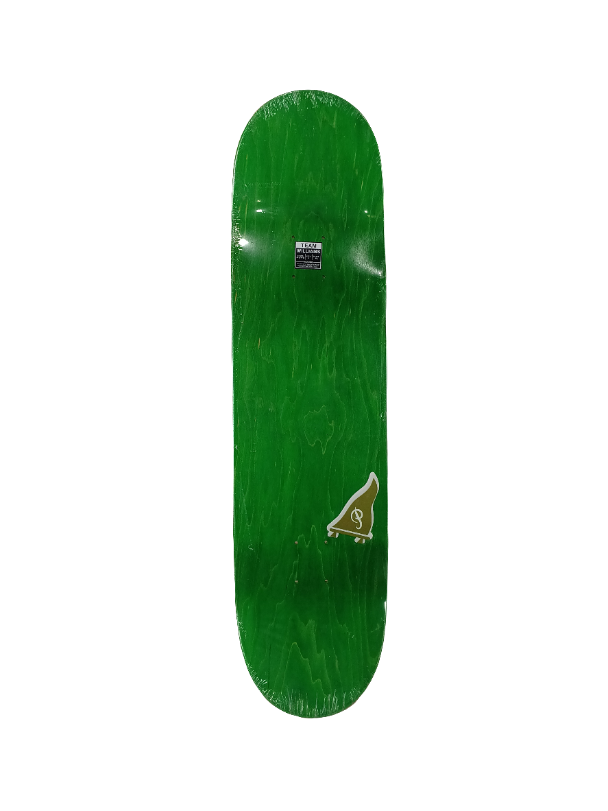 Primitive Paul Rodriguez Cross Skull Gold Size 8.4 Vintage NOS Deck