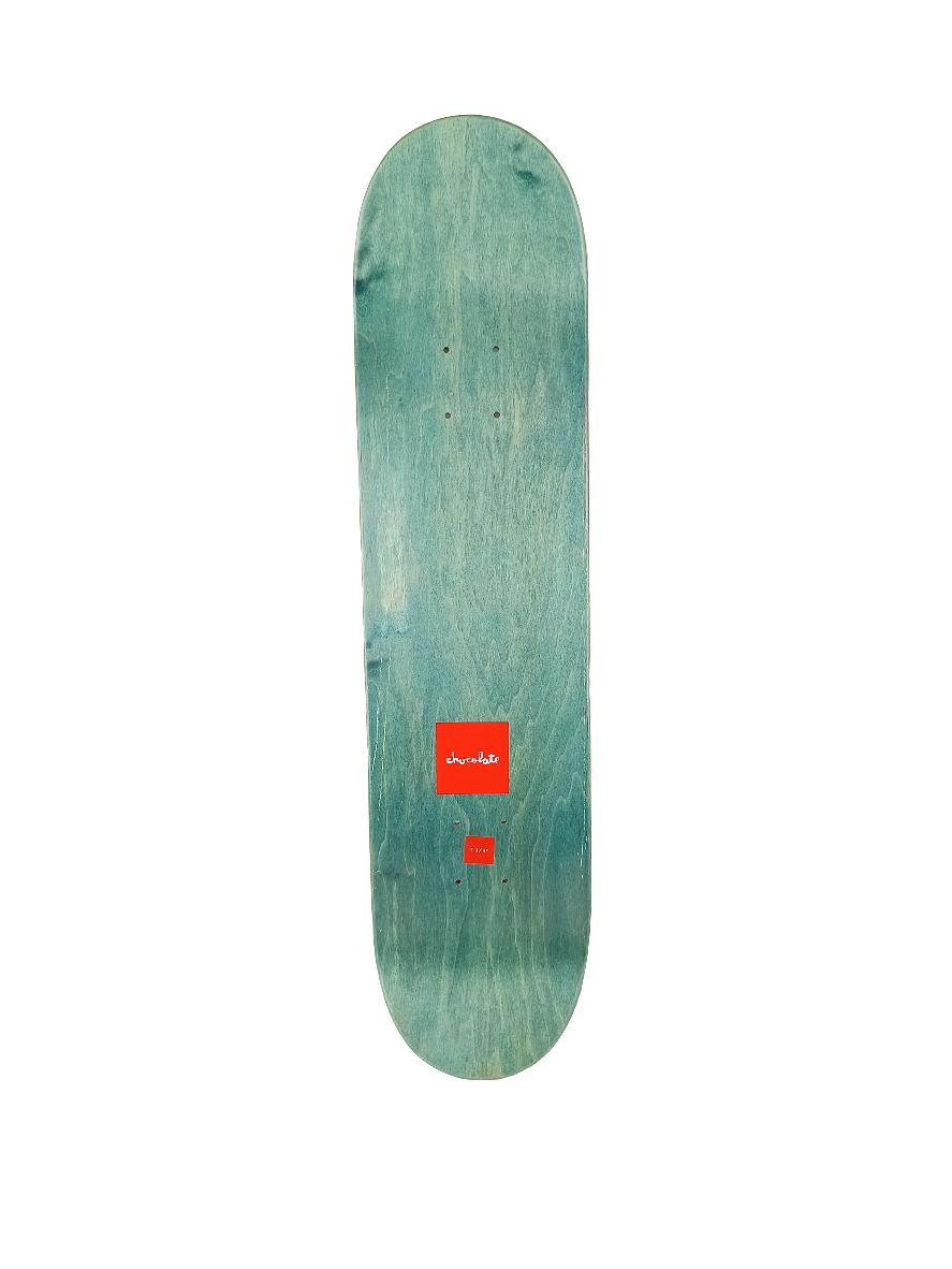 Chocolate Skateboards Anthony Pappalardo HRD2FND Blue White Navy License Plate Series Size 7.34 Vintage NOS Deck RP