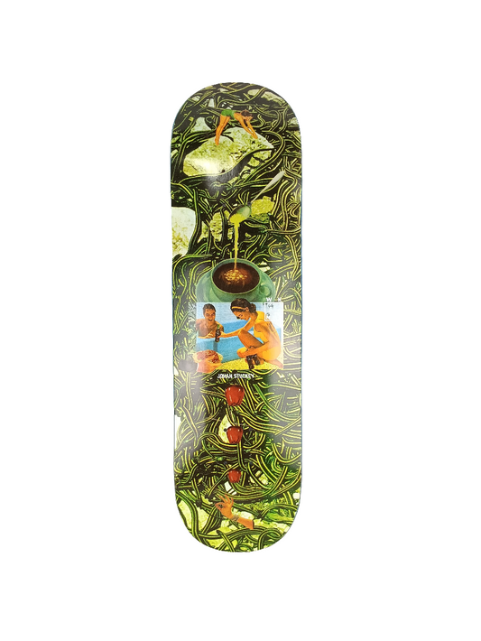 WKND Johan Stuckey Pasta Green Multicolor Size 8.625 Vintage NOS Deck