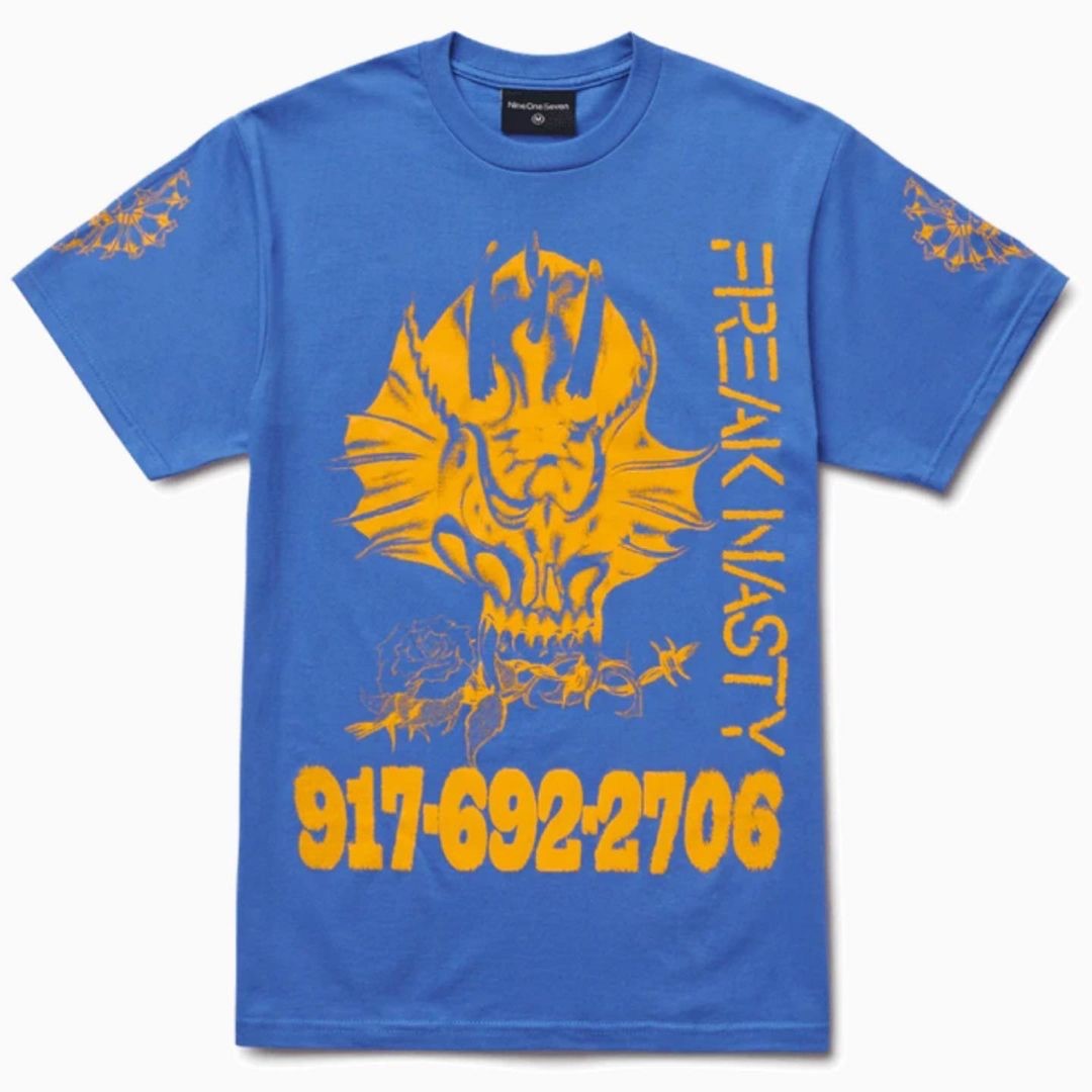 Call Me (917) Freak 2 Blue T-Shirt Small