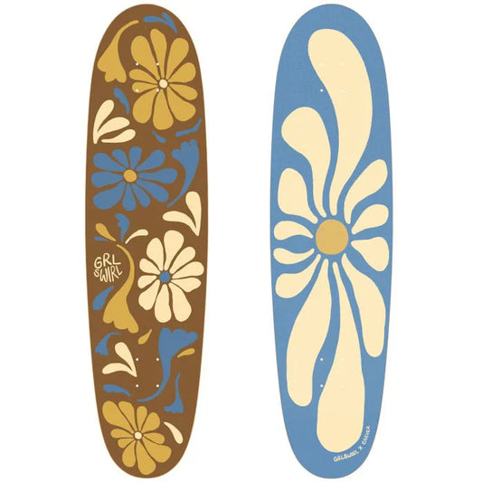 Carver GrlSwirl Longswirl Surfskate Deck (V5) - 38"