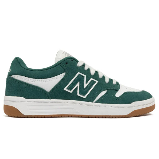 New Balance Numeric 480 WIDE Vintage Teal/White Shoes - Bow Shock Marketplace