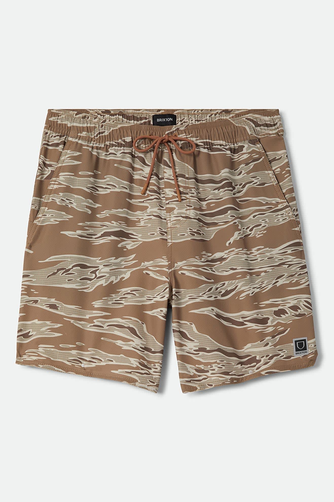 Brixton Journey Desert Tiger Camo Active Shorts