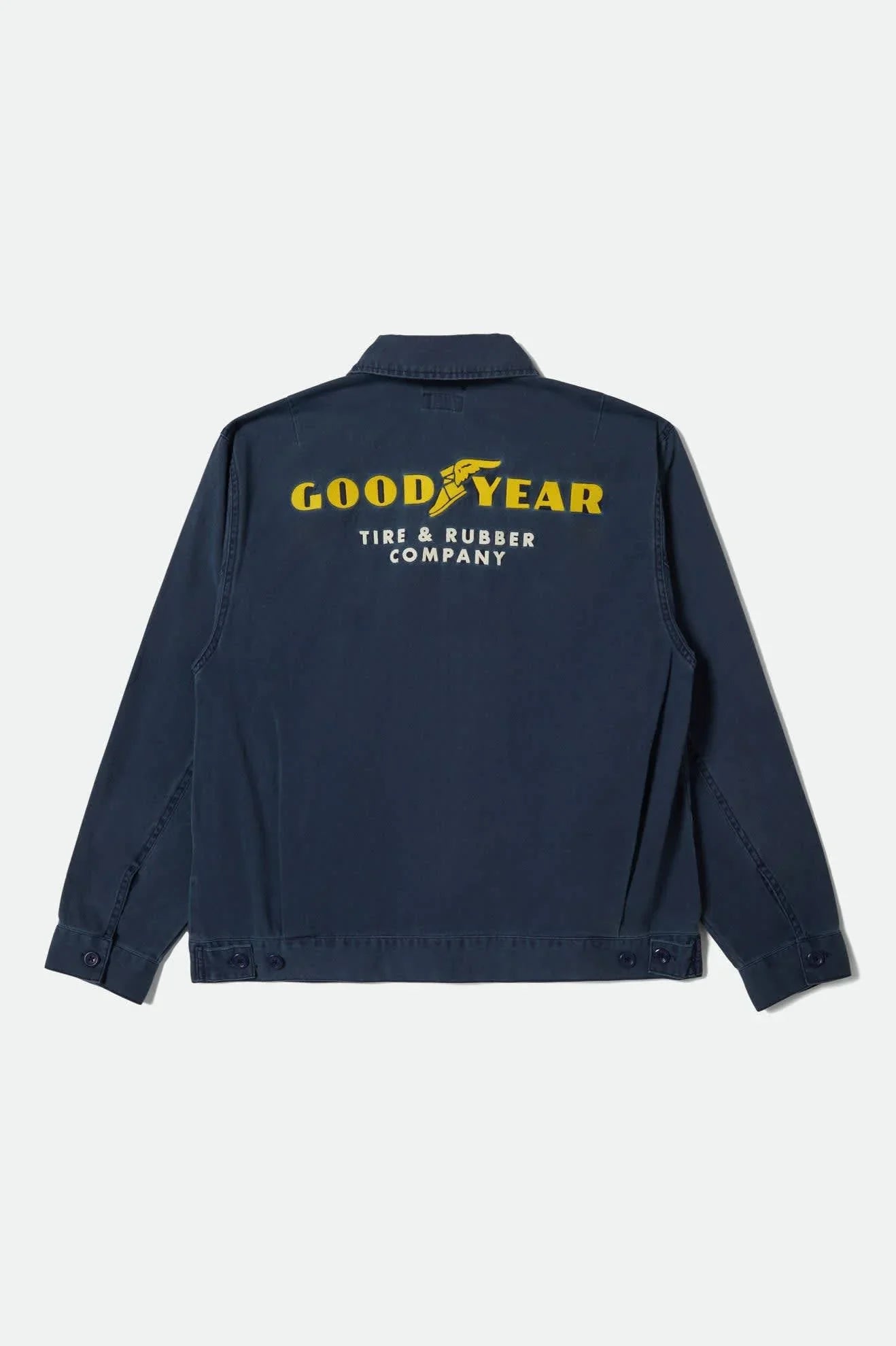 Brixton Goodyear Trademark Washed Navy Lightweight Jacket