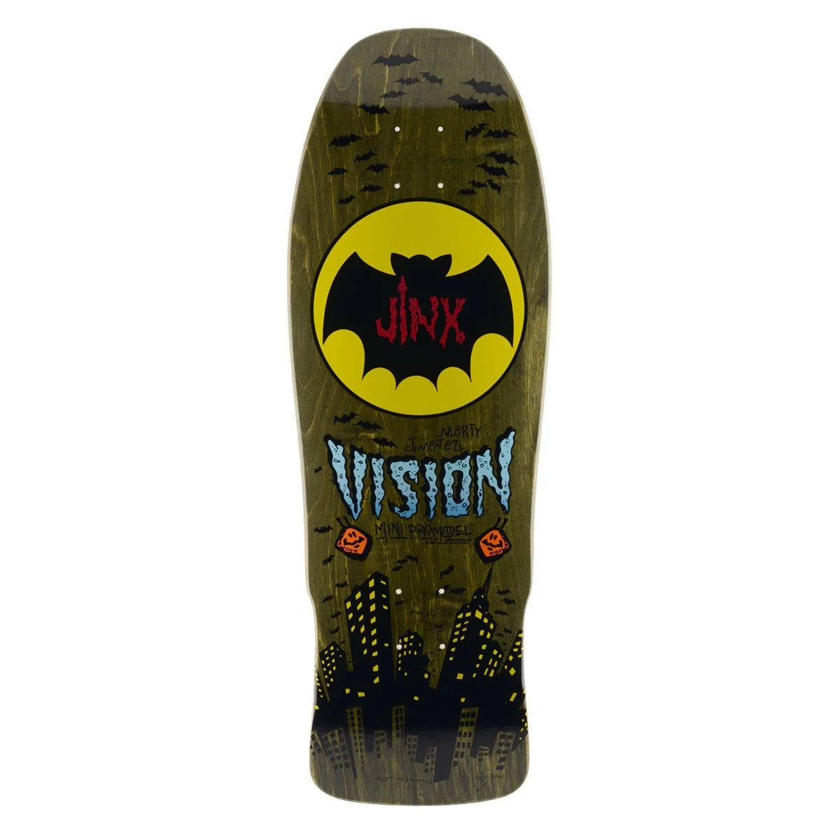 Vision Jinx Mini Modern Concave 10" Skateboard Deck - Bow Shock Marketplace