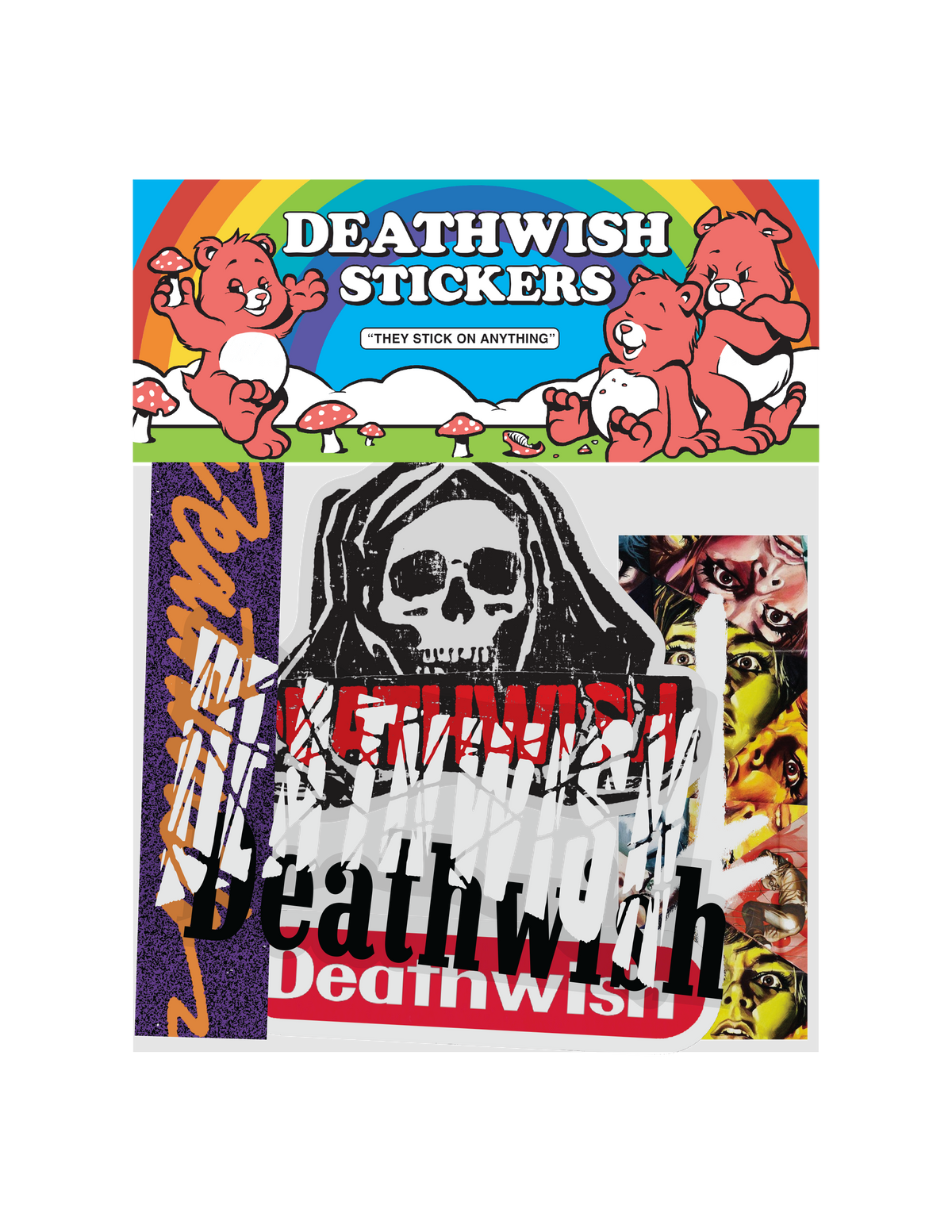 Deathwish "Fear" Sticker 6 Pack