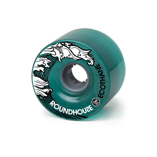 Carver Roundhouse Eco Mag Wheels 65mm 81a - Aqua (Set of 4) - Bow Shock Marketplace