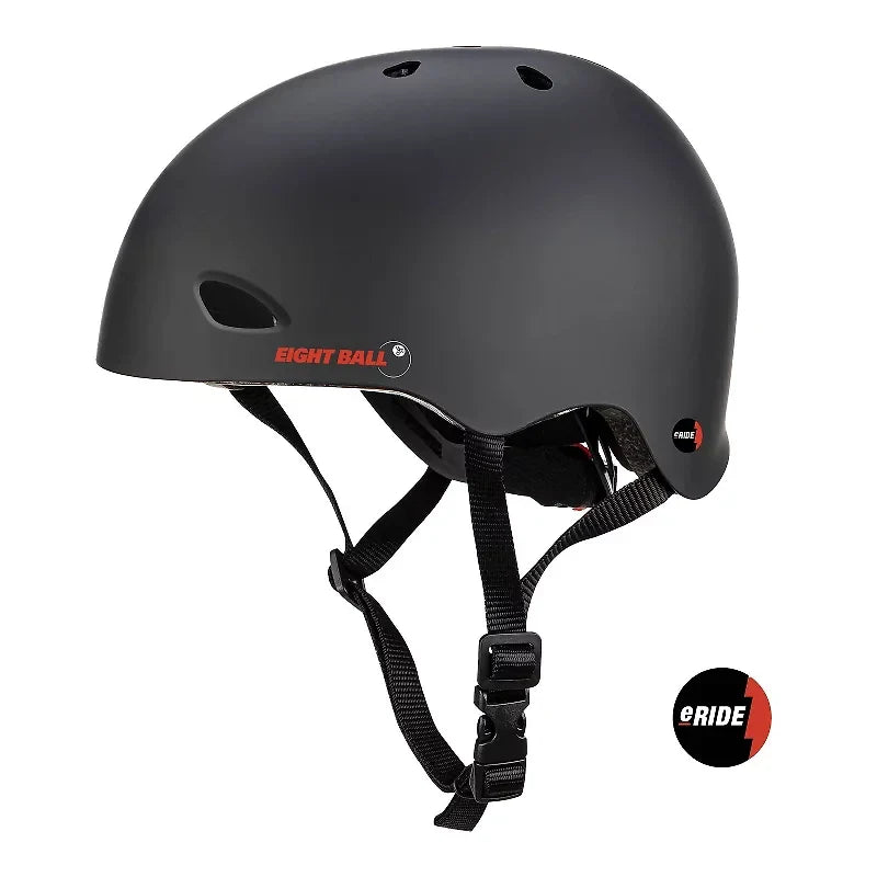 Eight Ball E-Lite LED Light 8+ Black Matte Helmet