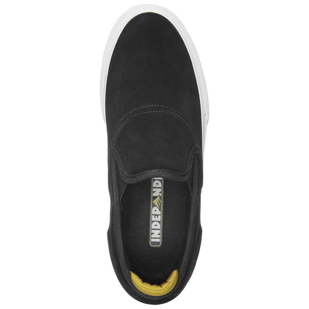 Emerica Shoes Wino G6 Slip-On Youth X Independent - Black - Bow Shock Marketplace
