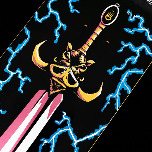7.3" Spoon Nose Freestyle Skateboard Deck - Ethan Young Sword