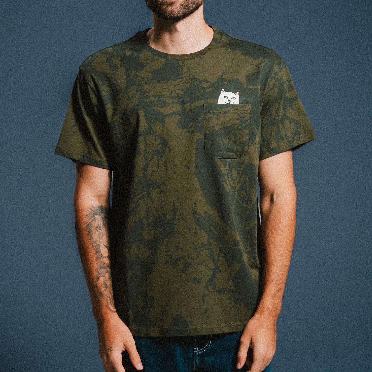 Lord Nermal Pocket Tee (Forest Camo)