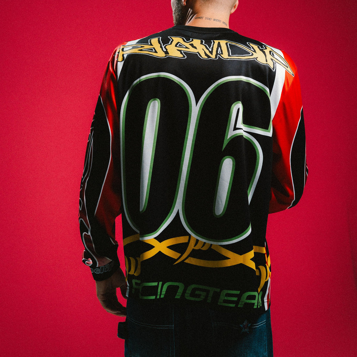 RIPNDIP All Star Long Sleeve Jersey (Red / Black)
