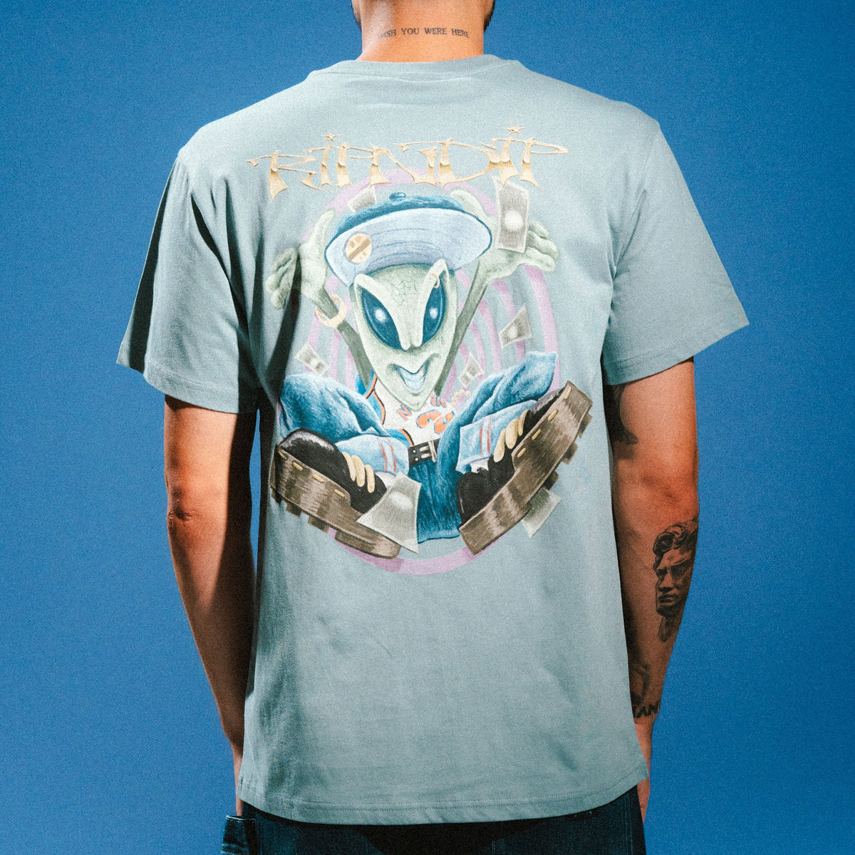 Yung Money Tee (Silver Blue)