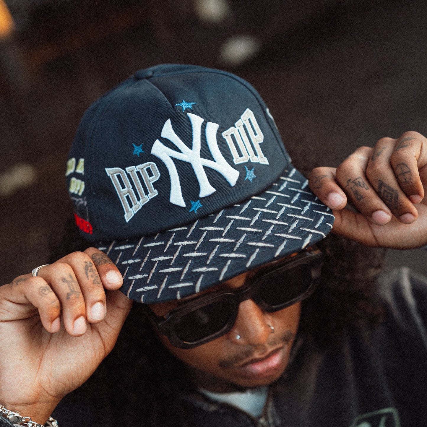 NY Athletics Snapback (Navy)