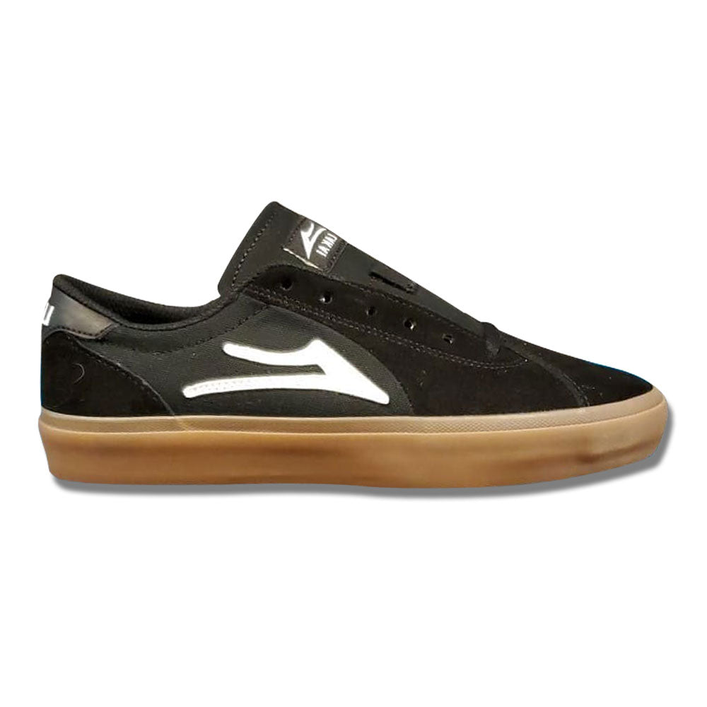 Lakai Shoes Flaco II - Black/Gum Suede - Bow Shock Marketplace