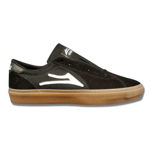 Lakai Shoes Flaco II - Black/Gum Suede - Bow Shock Marketplace