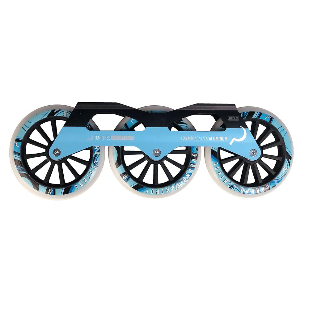 Ground Control FSK V3 Complete Tri Frame 125mm 85a - Blue/Black - Bow Shock Marketplace