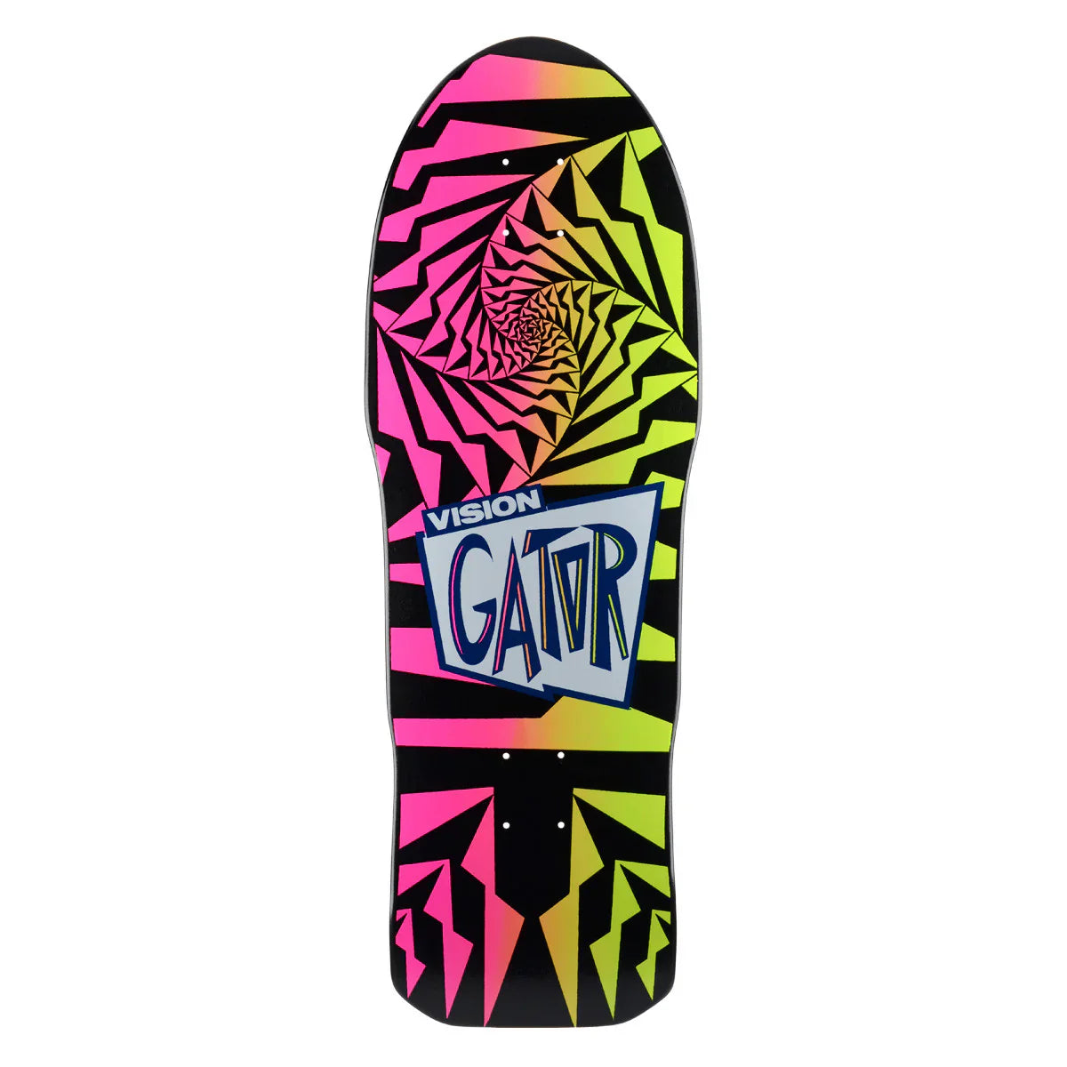 Vision Gator II Skateboard Deck - 10.25″ Black/Pink Fade - Bow Shock Marketplace