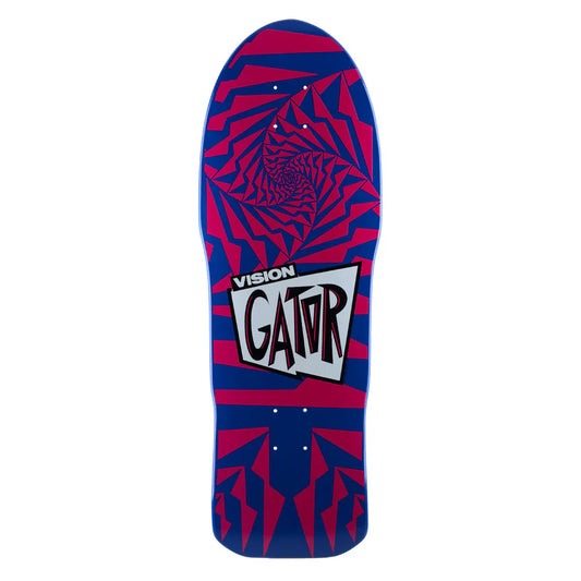 Vision Gator II Skateboard Deck - 10.25″ Blue/Pink - Bow Shock Marketplace