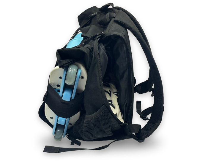 Ground Control Rolltop Backpack - Black - Bow Shock Marketplace