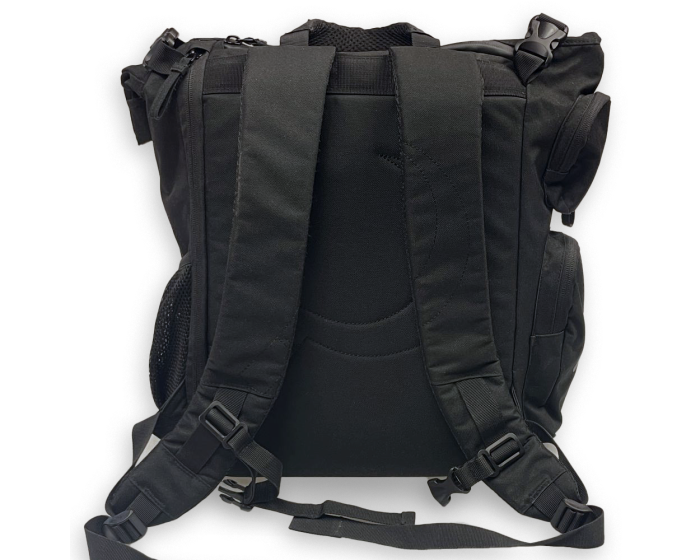 Ground Control Rolltop Backpack - Black - Bow Shock Marketplace