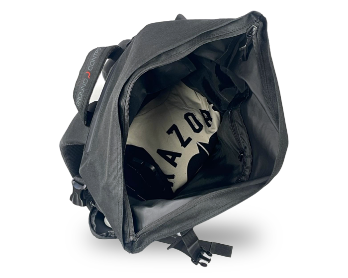 Ground Control Rolltop Backpack - Black - Bow Shock Marketplace