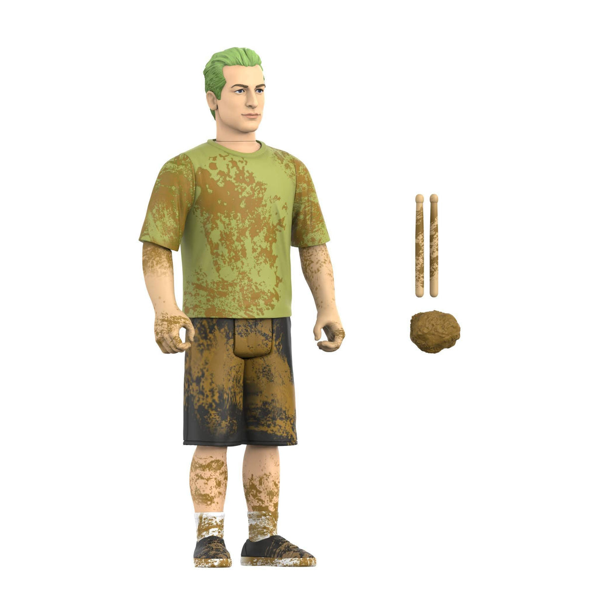 Super7 X Green Day Tré Cool (Mud Fight) Reaction Figure