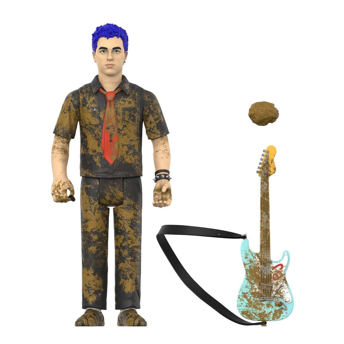 Super7 X Green Day Billie Joe Armstrong (Mud Fight) Reaction Figure