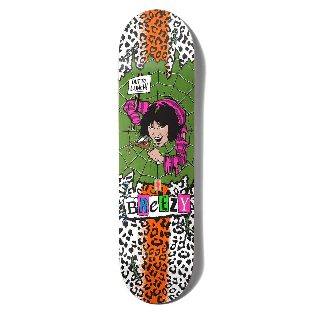 Girl Geering Out To Lunch Deck - 8.5″ Assorted - Bow Shock Marketplace