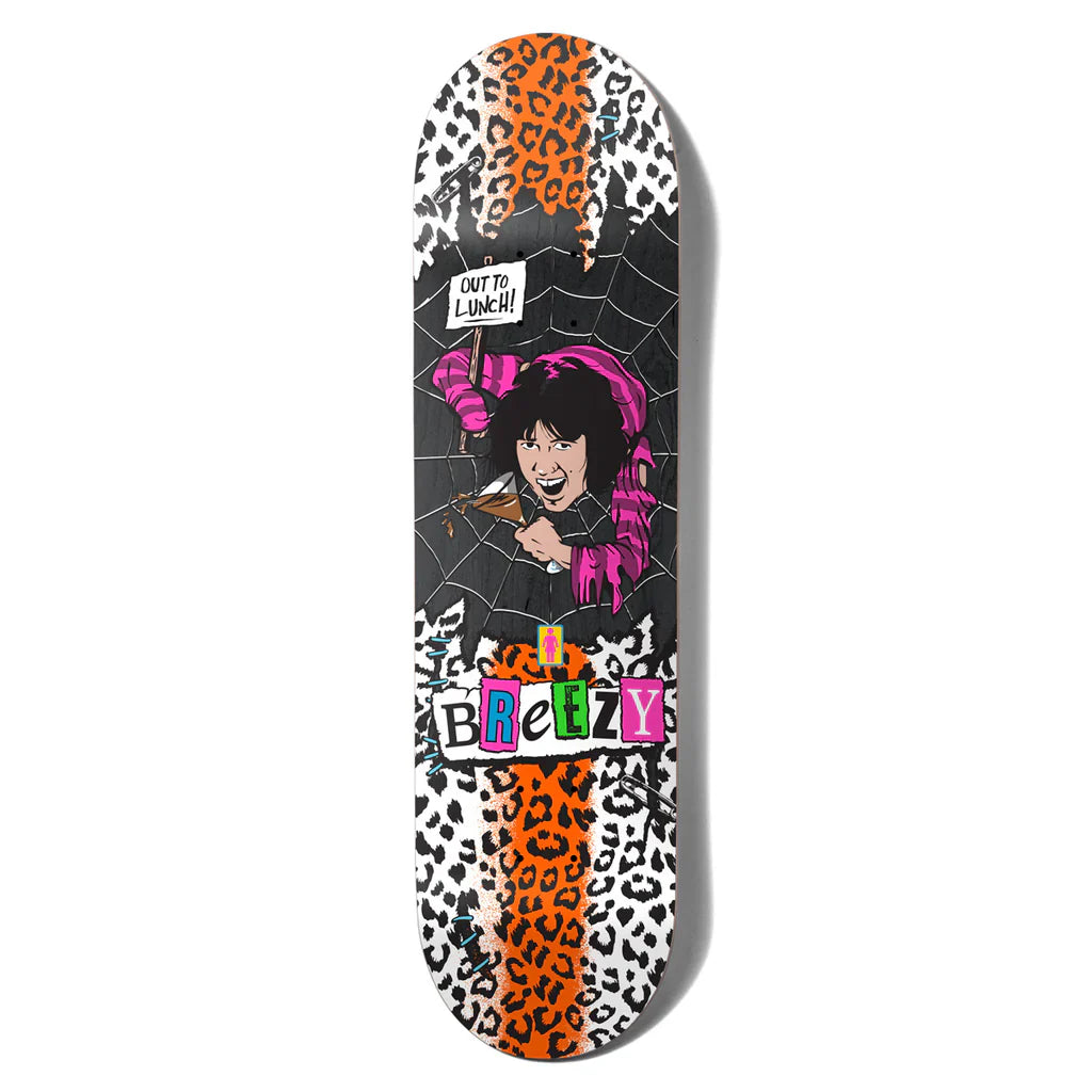 Girl Geering Out To Lunch Deck - 8.5″ Assorted - Bow Shock Marketplace