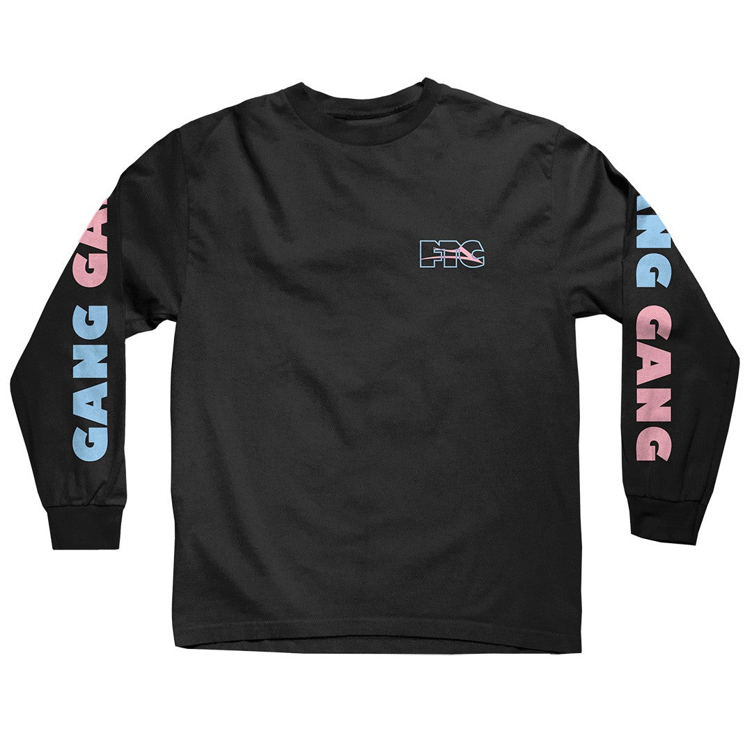 Lakai X FTC Gang Gang Long Sleeve Tee - Black - Bow Shock Marketplace