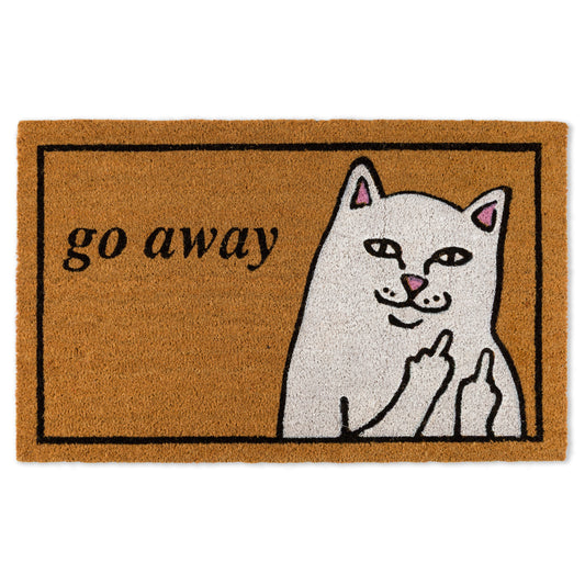Go Away Door Mat (Brown)