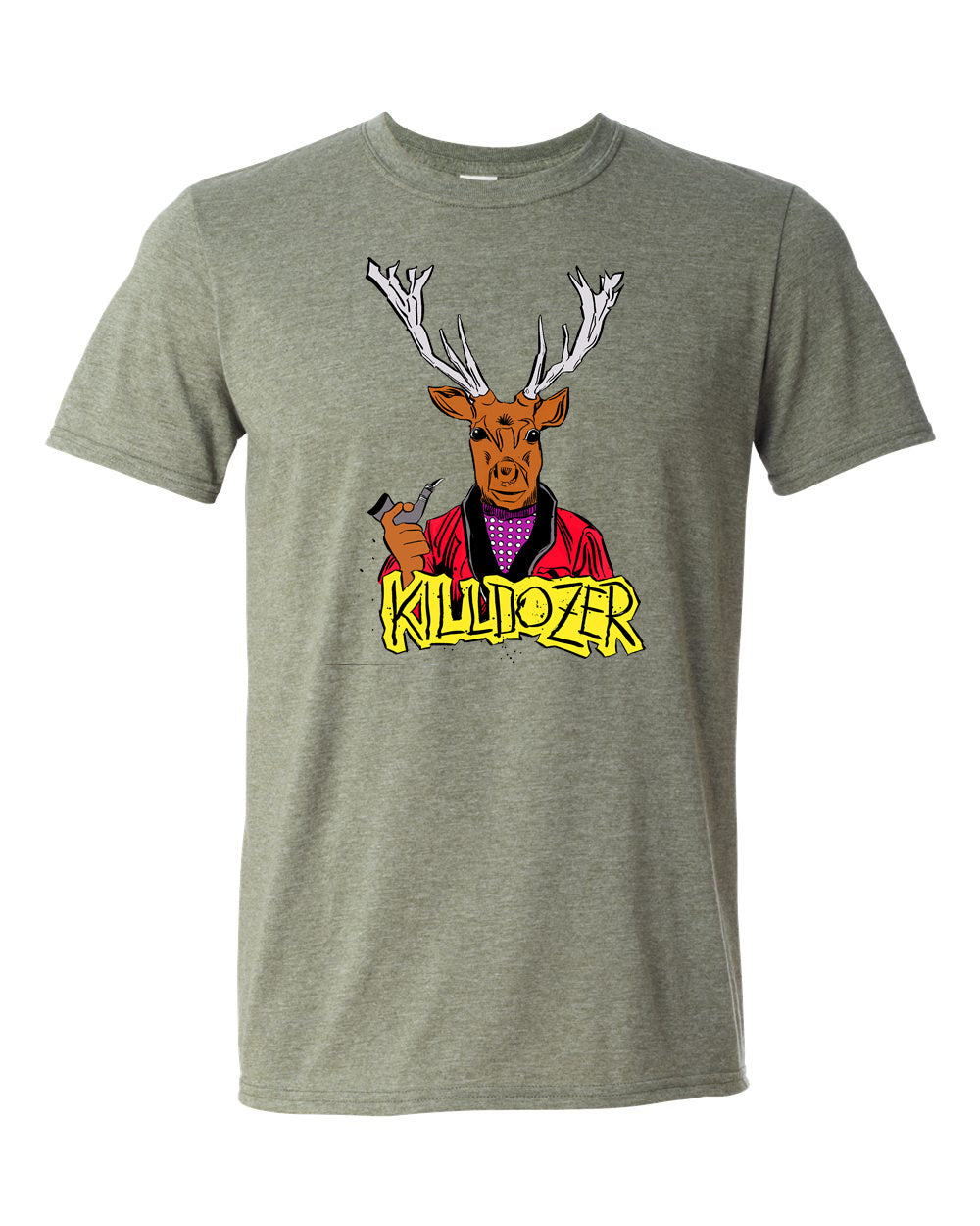 KILLDOZER "Mounted" T-Shirt Design by Brian Walsby - Bow Shock Marketplace