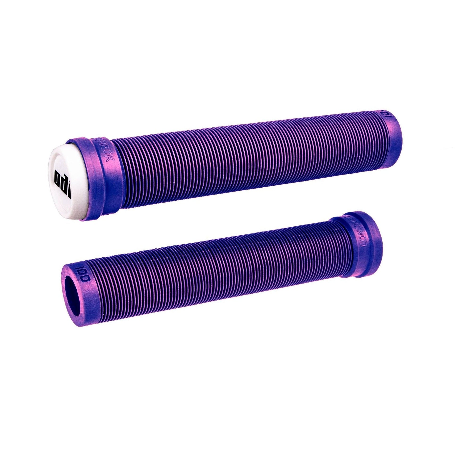 ODI Longneck SLX Flangeless Grips 160mm - Iridescent Purple - Bow Shock Marketplace