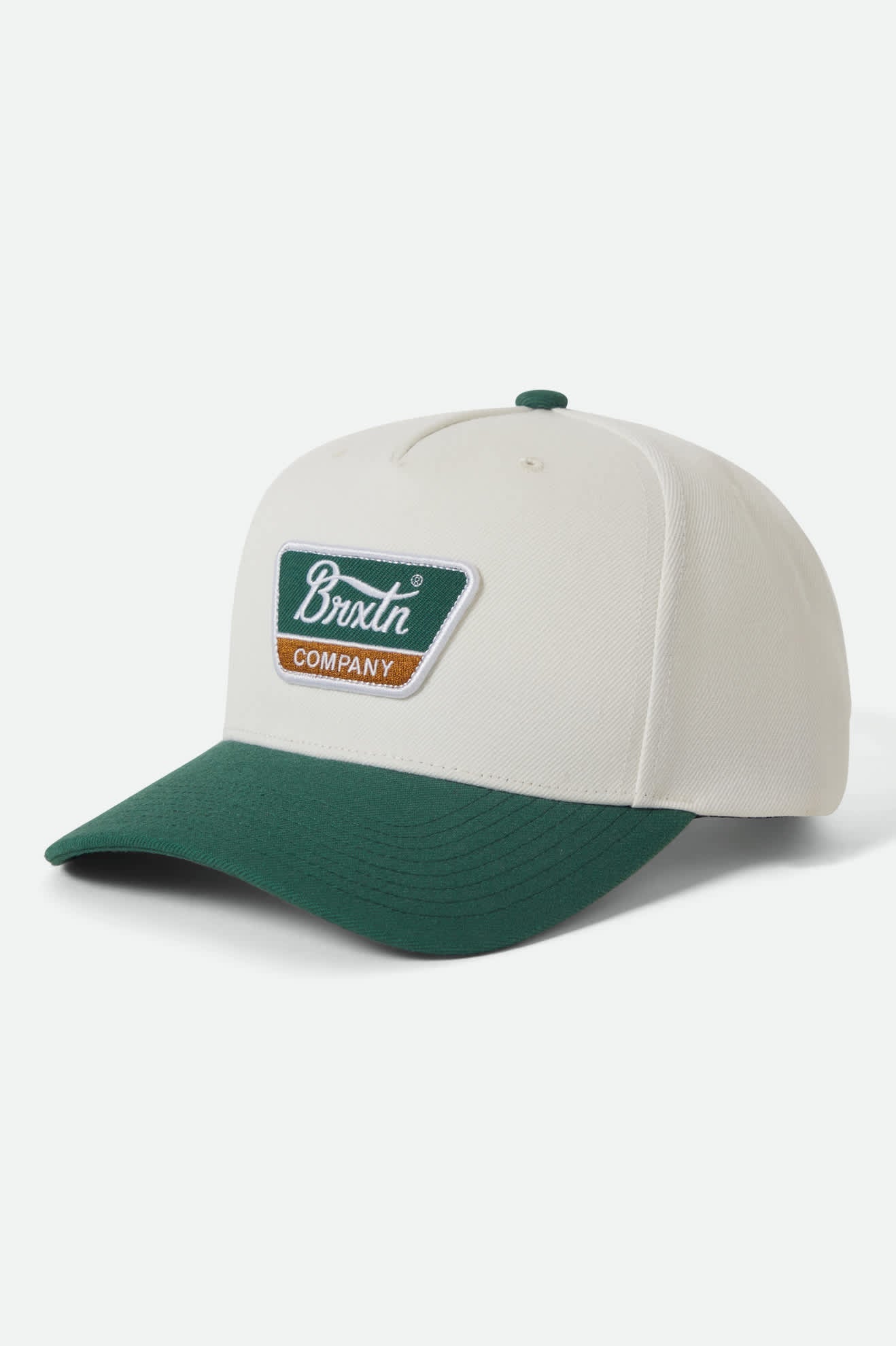 Brixton Linwood Netplus MP Off White Primal Green Snapback Hat