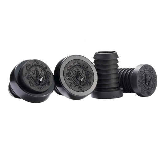 Envy Halo Bar Ends - Black (Pair) - Bow Shock Marketplace
