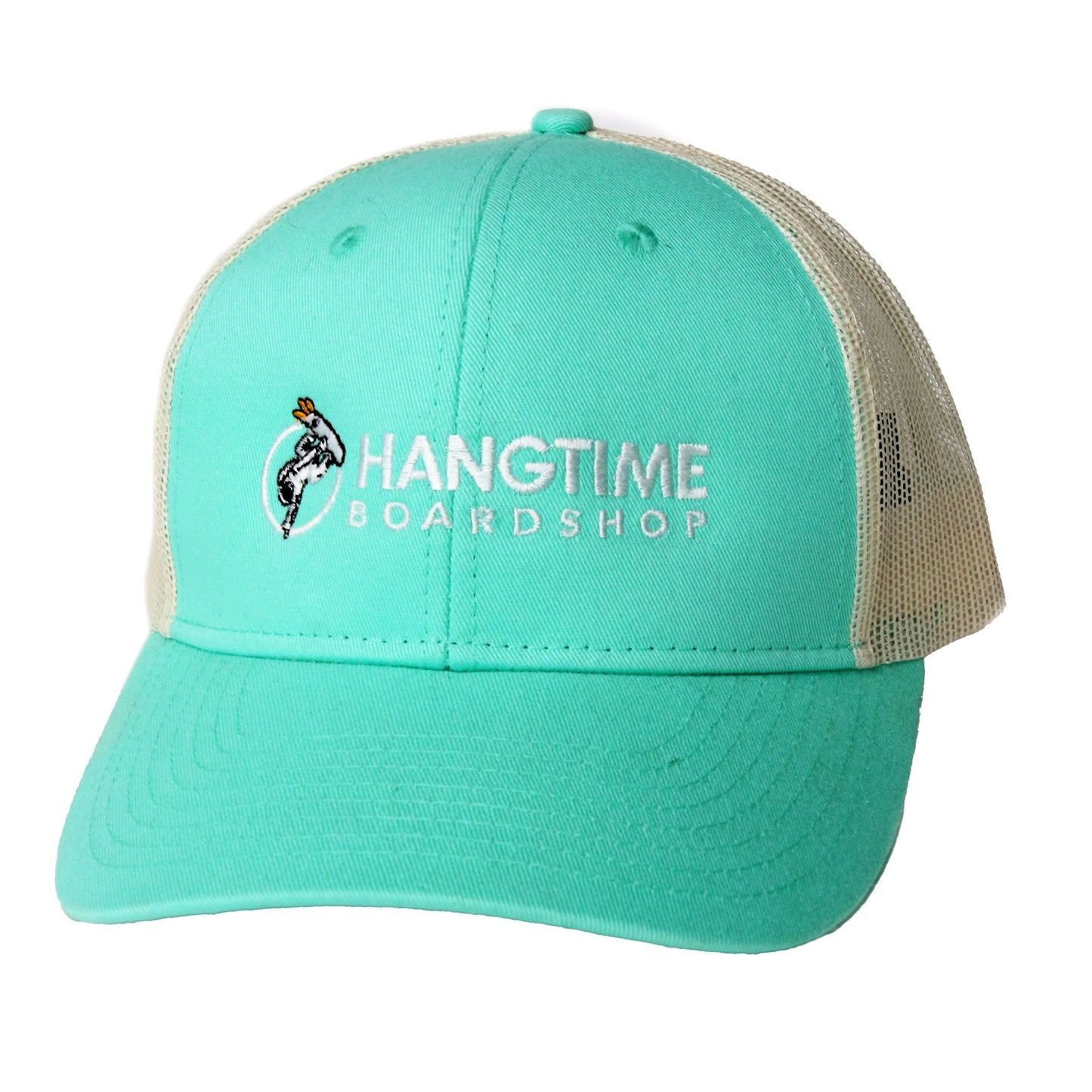 Hang Time Snapback Trucker Cap - Black